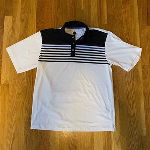 Bolle Men's Golf Shirt Medium - Blue, black, White